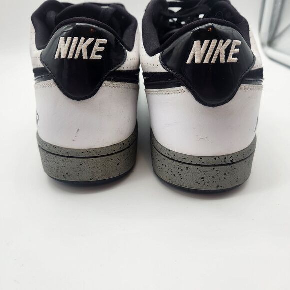 RARE Nike Air Indee White Black Patent Leather Sz 10  318488-113 - Picture 4 of 7